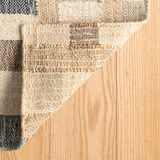 dash albert mosaic da1904 blue woven flatwoven jute sisal rug