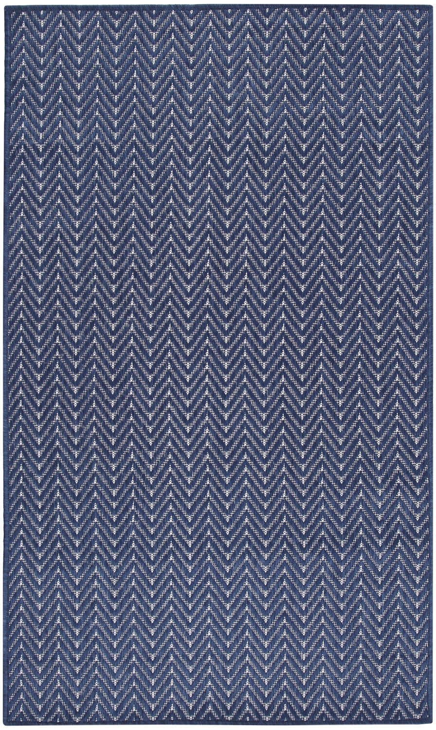 nourison horizon indoor outdoor hoz02 navy rug