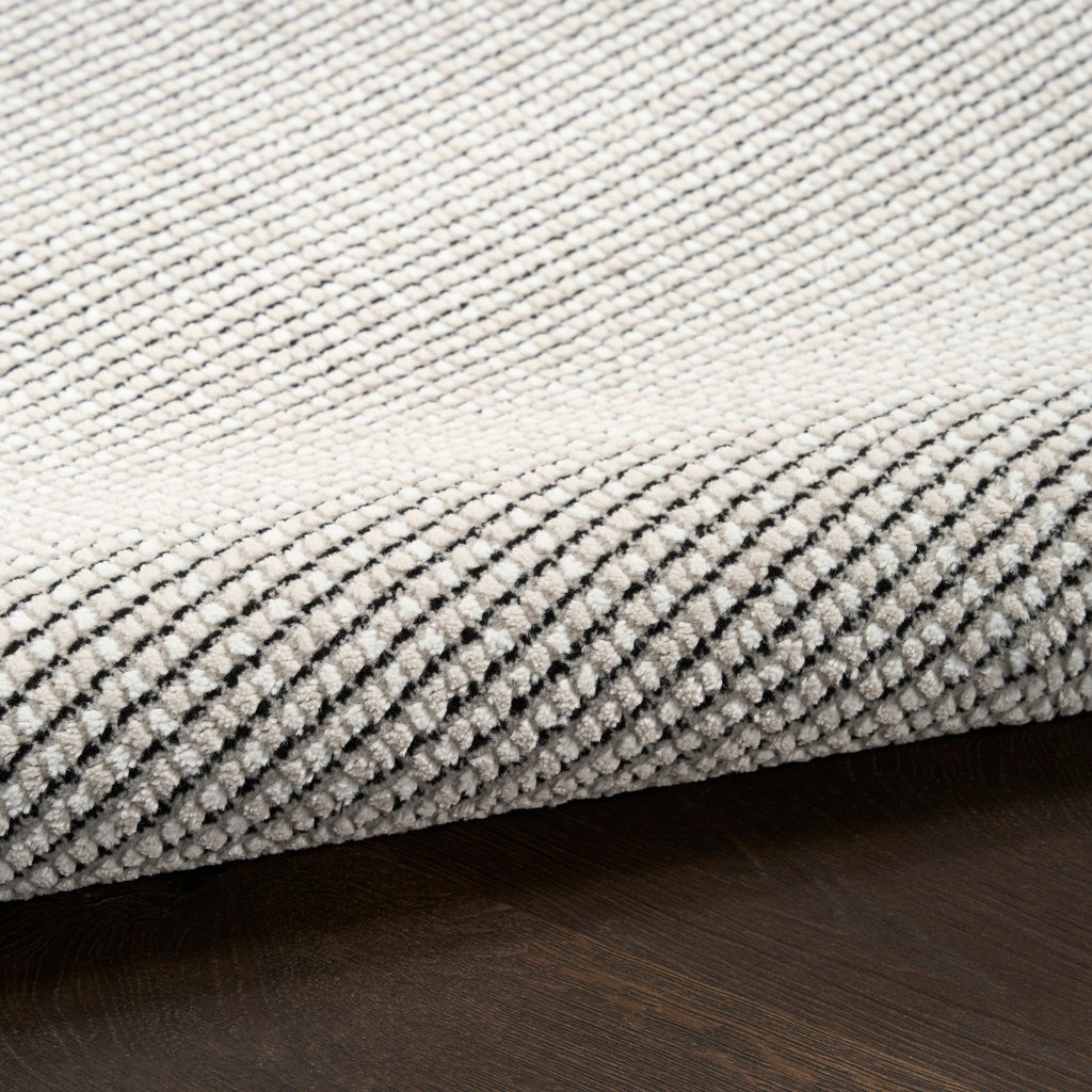 nourison atlantic avenue aav01 ivory black rug