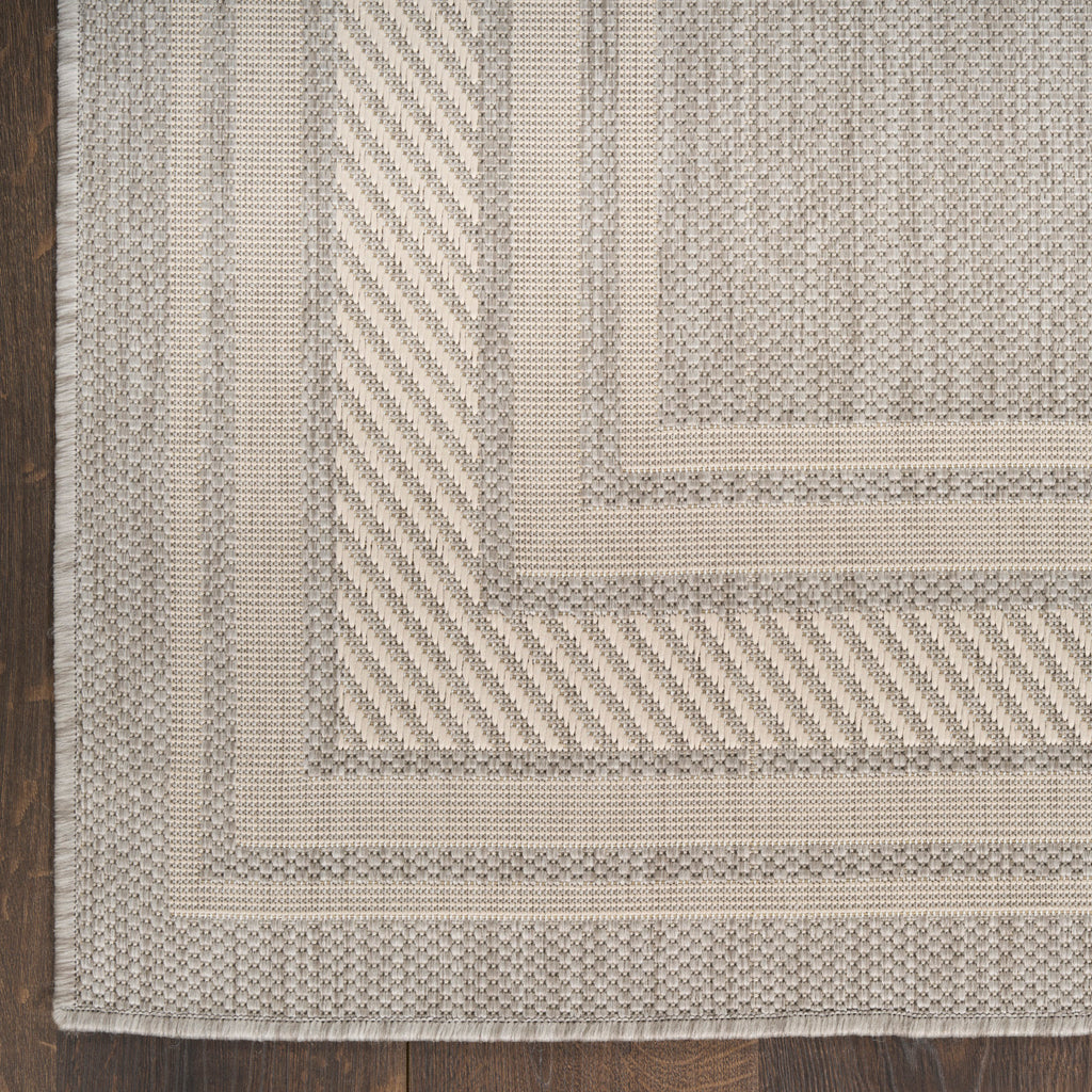 nourison horizon indoor outdoor hoz03 grey rug