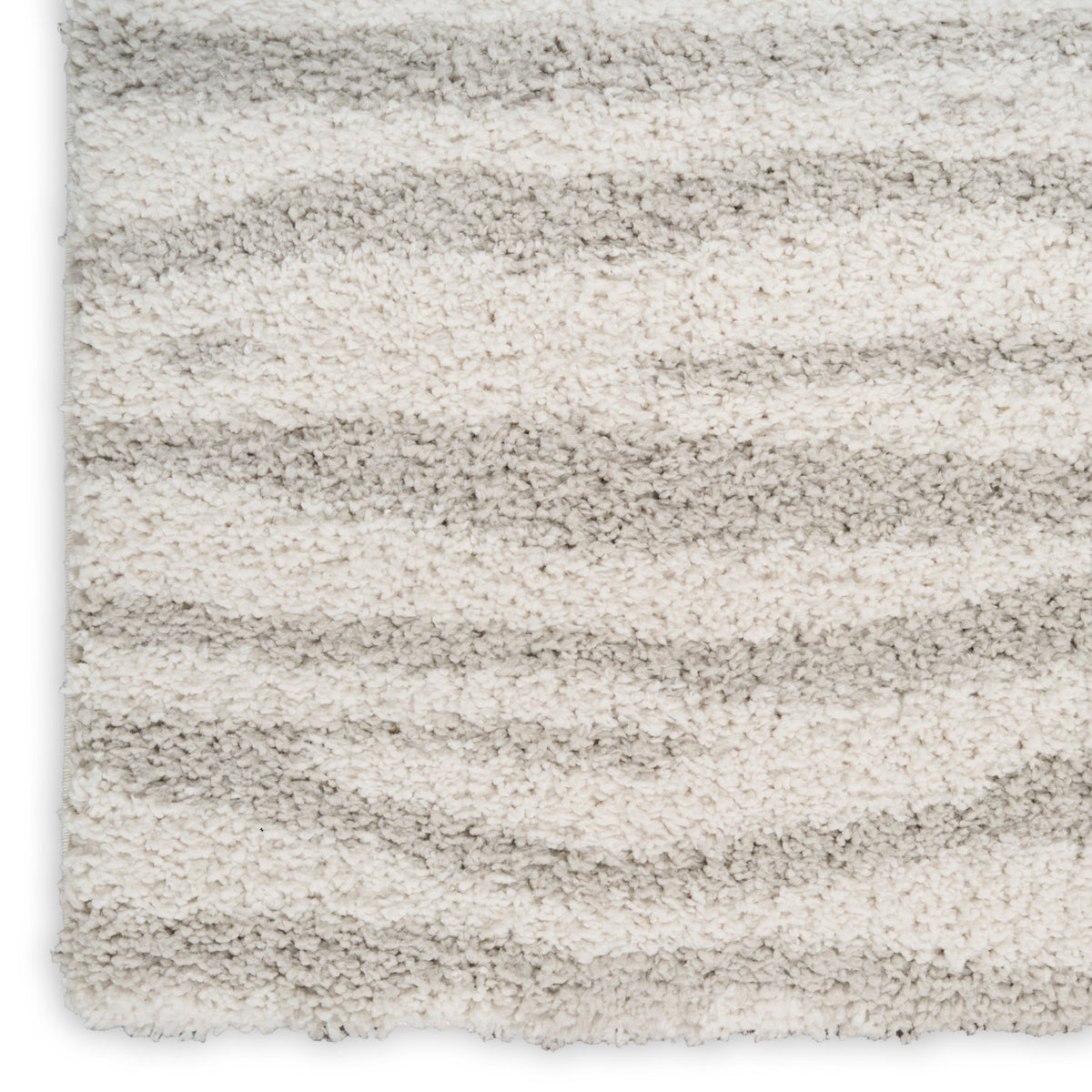 nourison modern shag mmd05 ivory grey rug
