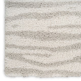 nourison modern shag mmd05 ivory grey rug