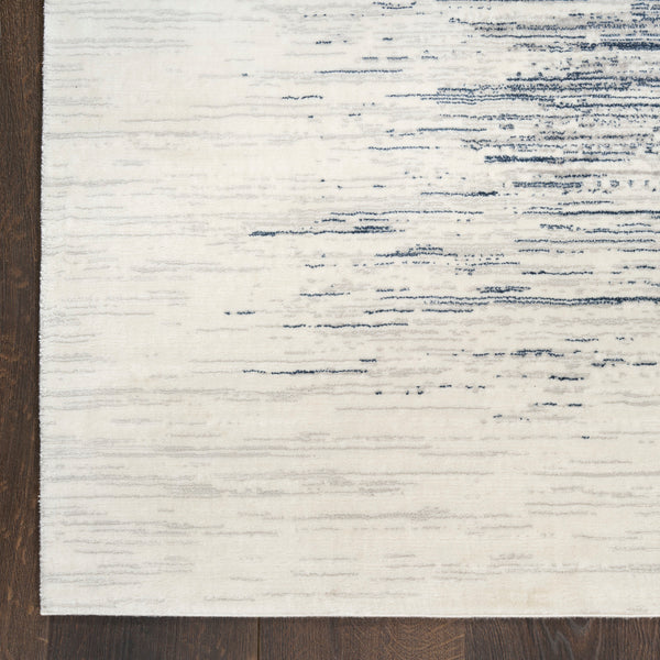 nourison grand street grn04 ivory blue rug