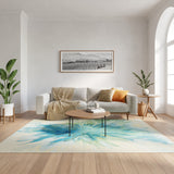 nourison color splash csp04 ivory blue rug