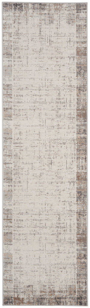 nourison elation etn05 ivory grey rug