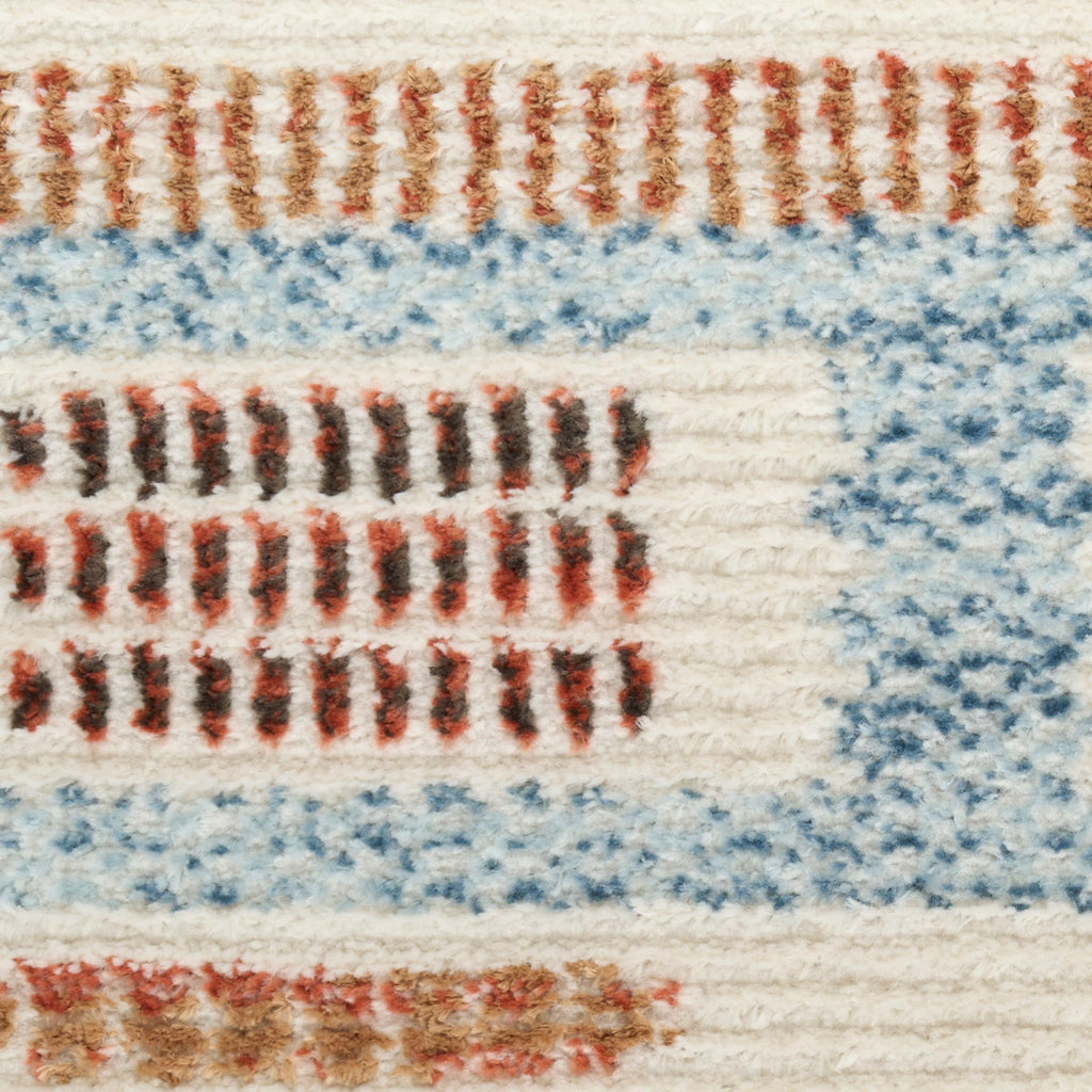 nourison nordic nrc16 ivory rust rug