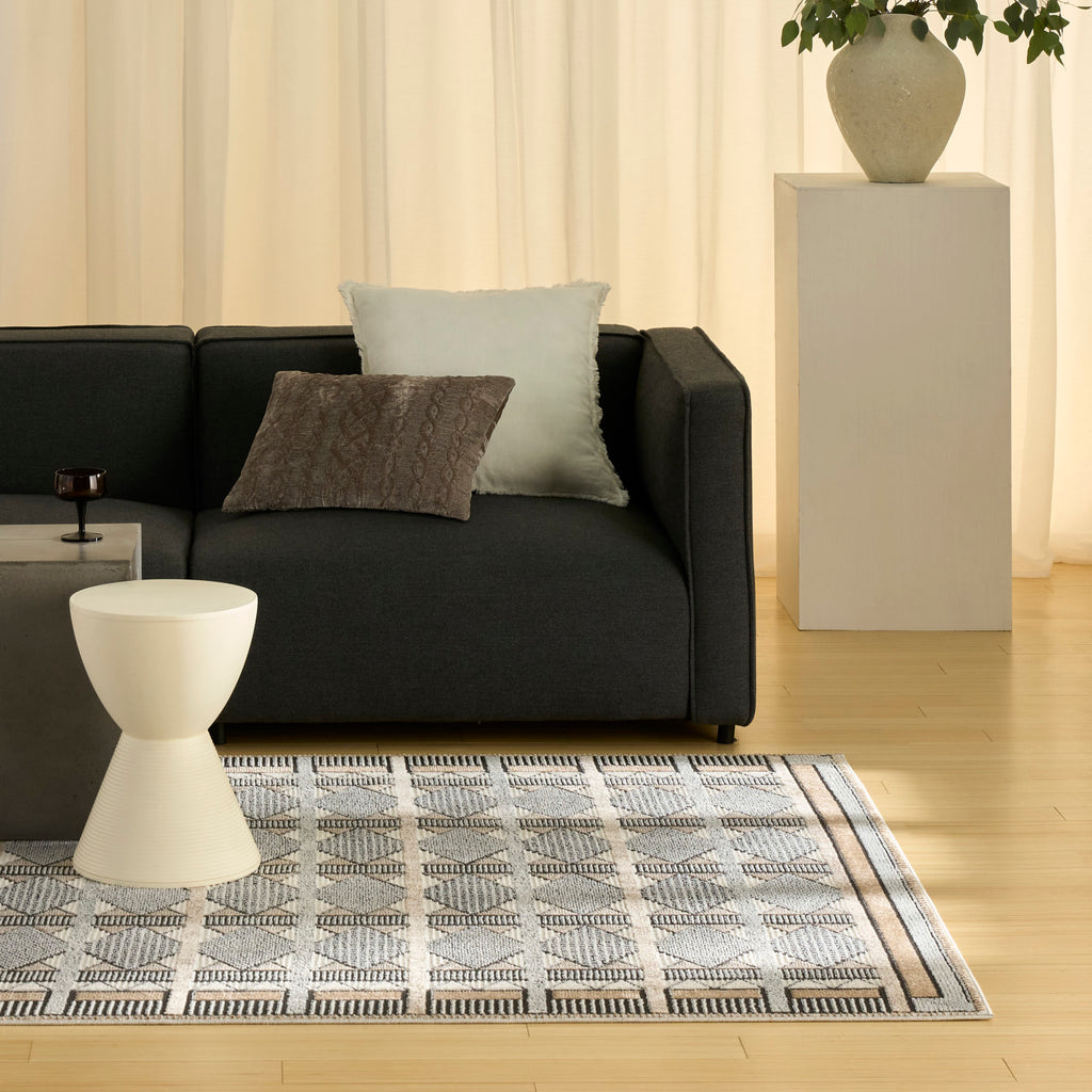 nourison nordic nrc06 ivory multicolor rug