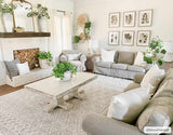 Hauteloom Ramsbury RMS Ivory Woven/Flatwoven Cotton Rug