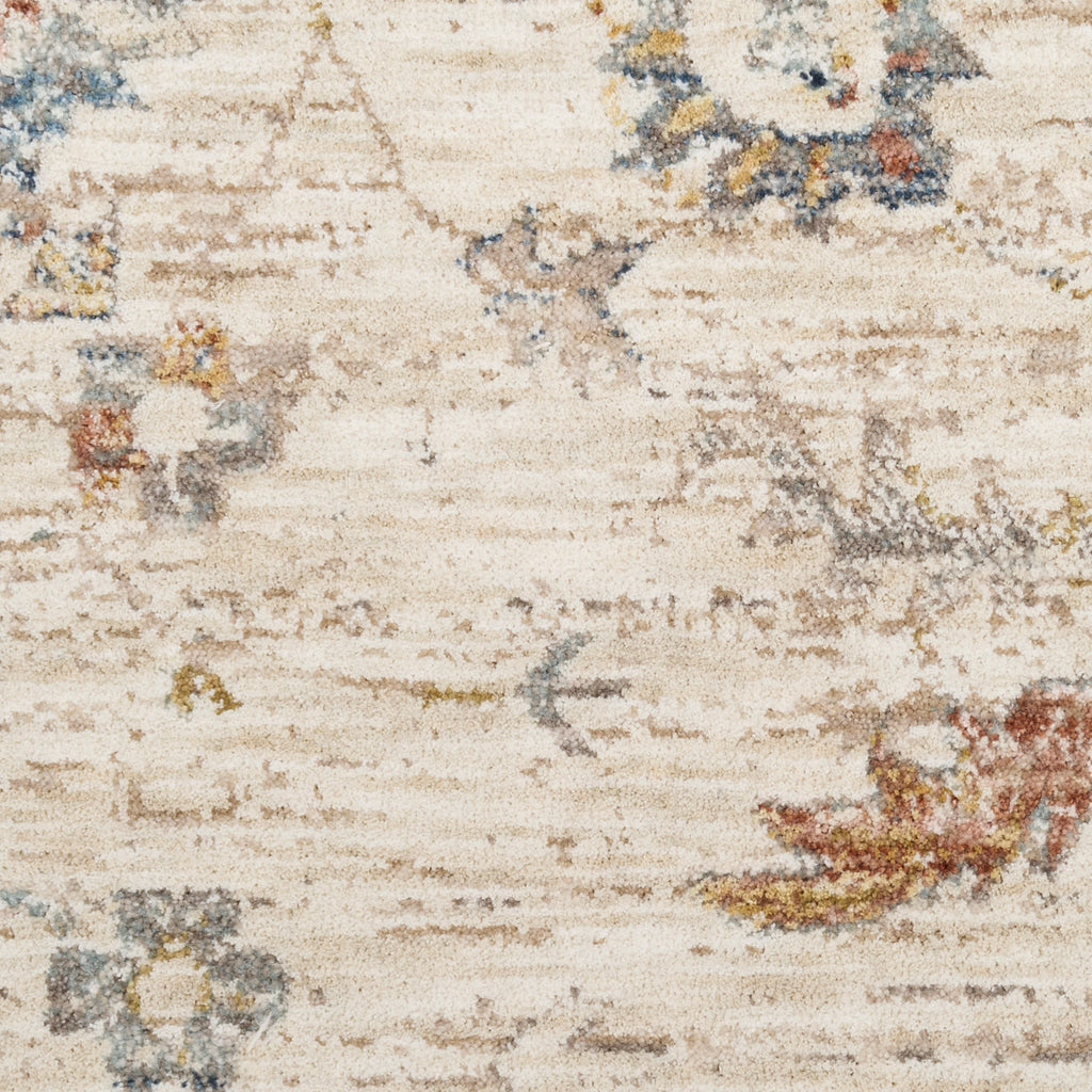 nourison antique fusion anf04 ivory multicolor rug