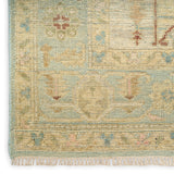 nourison heritage vine htv03 light blue rug