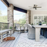 Hauteloom Marwood MARW Black Machine Made Polypropylene Rug