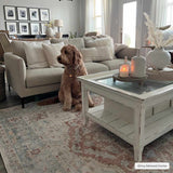 Hauteloom Emke SLLIEMKE8A2 Gray Machine Made Polyester Rug