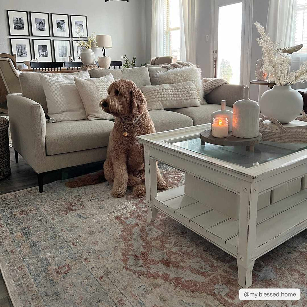 Hauteloom Emke SLLIEMKE8A2 Gray Machine Made Polyester Rug