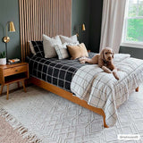 Hauteloom Ramsbury RMS Ivory Woven/Flatwoven Cotton Rug