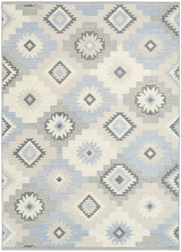 nourison copenhagen cpn01 ivory blue rug