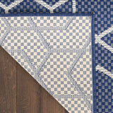 nourison horizon indoor outdoor hoz01 navy rug