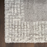 nourison pacific shag pcs02 grey rug