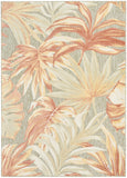 nourison aloha alh43 sage rose rug
