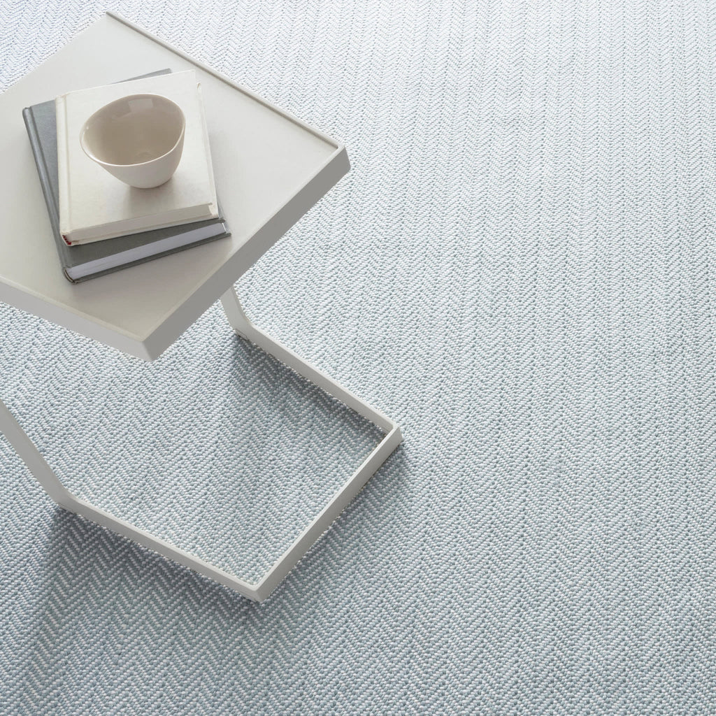 dash albert herringbone da392 light blue rug