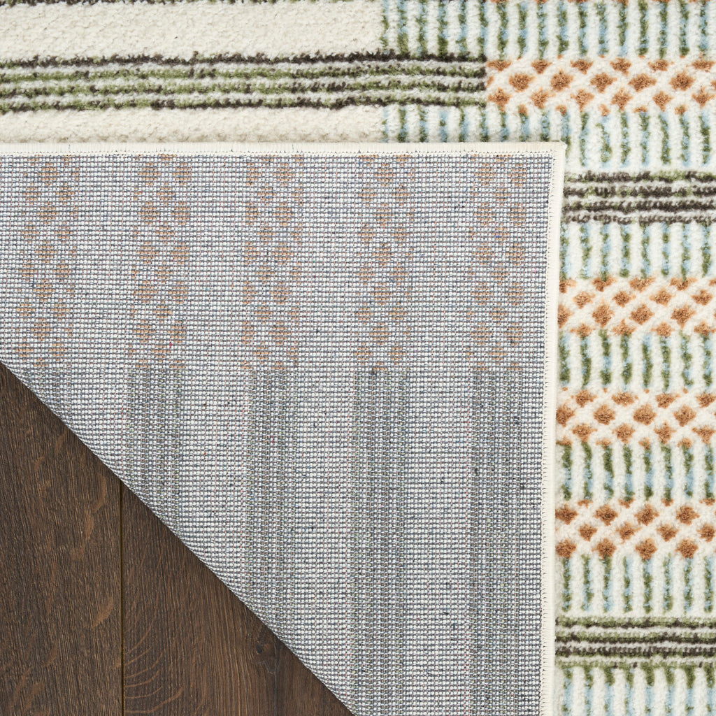 nourison nordic nrc15 ivory multicolor rug