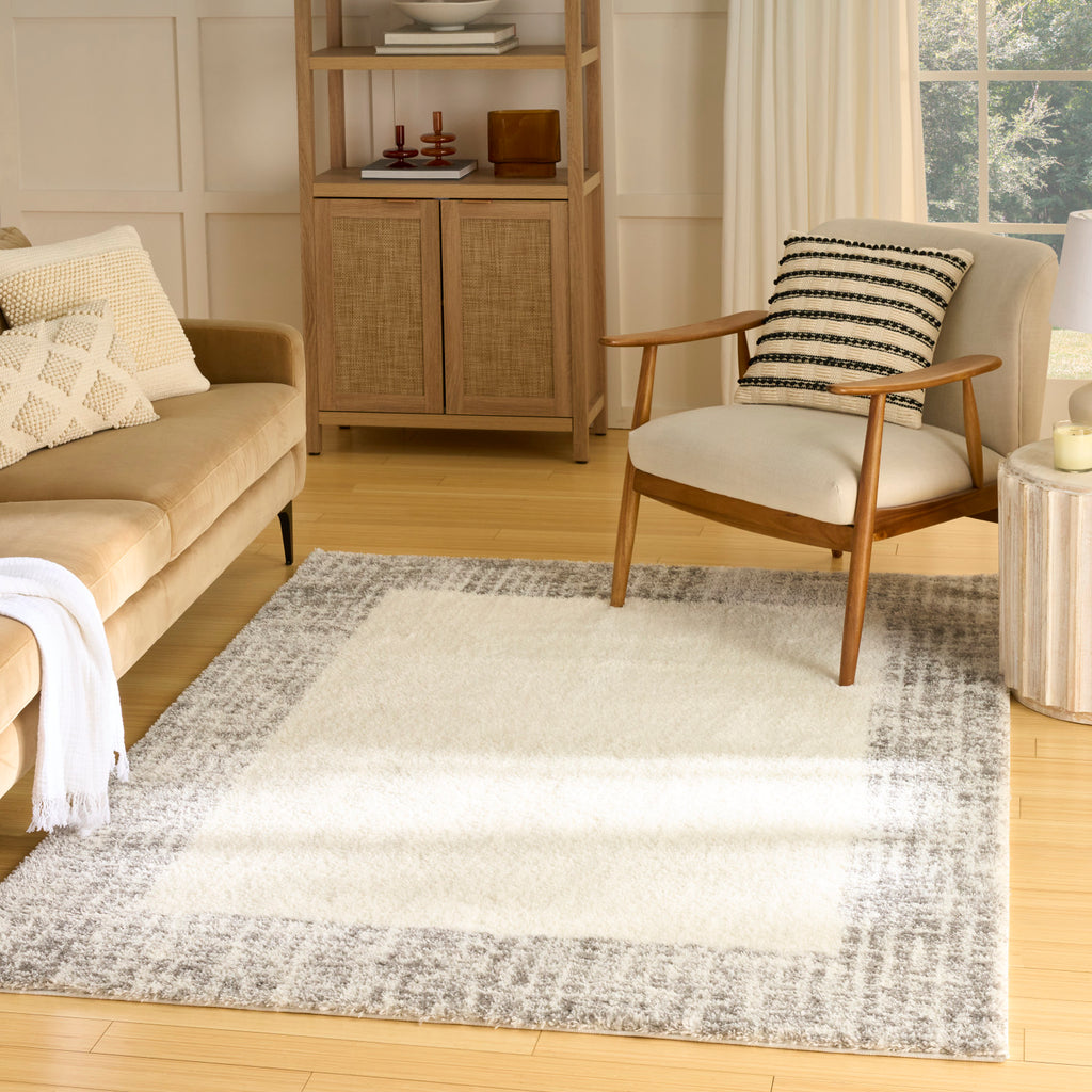 nourison pacific shag pcs02 ivory grey rug