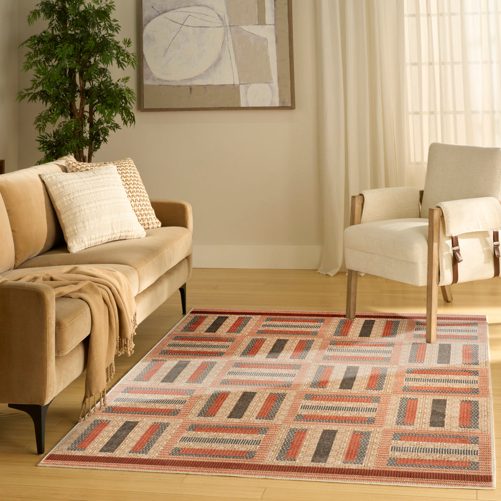 nourison nordic nrc11 multicolor rug