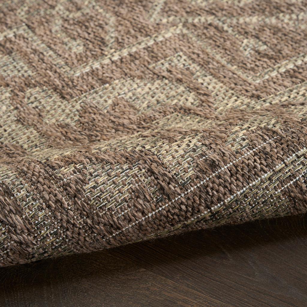 nourison tulum tlm05 brown rug