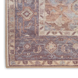 nourison vintage washables vws13 ivory purple rug
