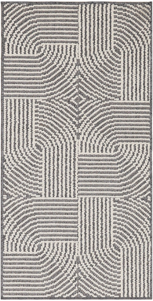 nourison natural texture ntx02 charcoal ivory rug