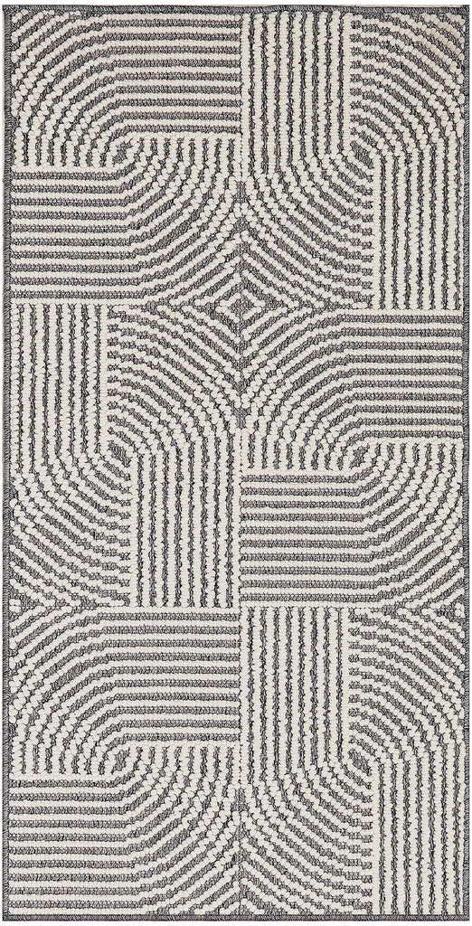 nourison natural texture ntx02 charcoal ivory rug