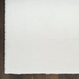nourison soft plush rabbit fur sff01 white rug