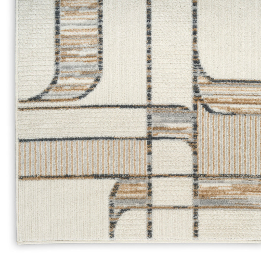 nourison nordic nrc17 ivory multicolor rug
