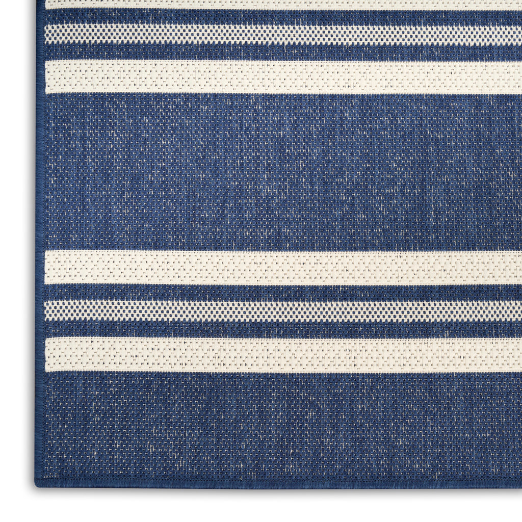 nourison horizon indoor outdoor hoz05 navy rug