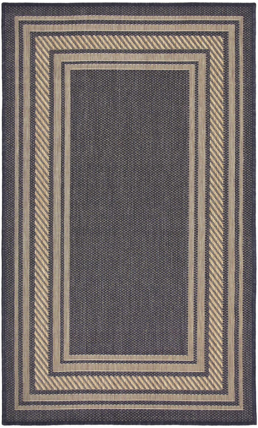 nourison horizon indoor outdoor hoz03 charcoal rug