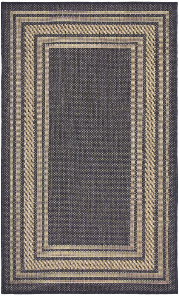 nourison horizon indoor outdoor hoz03 charcoal rug