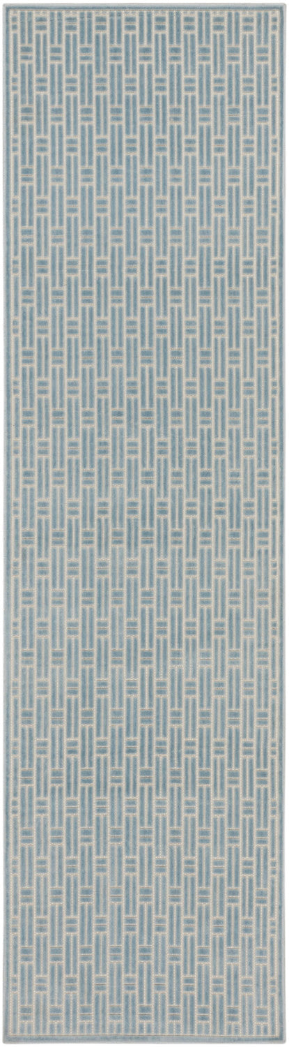 nourison washable charm wch02 blue ivory rug