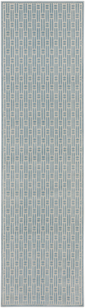 nourison washable charm wch02 blue ivory rug