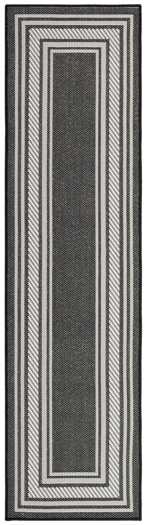 nourison horizon indoor outdoor hoz03 black rug