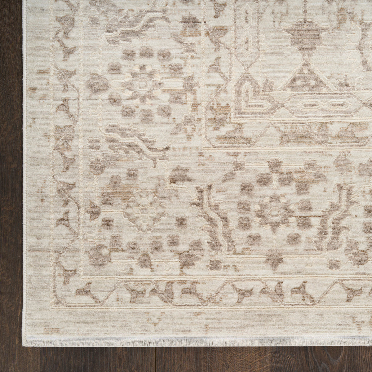 nourison shadows shw05 ivory grey rug