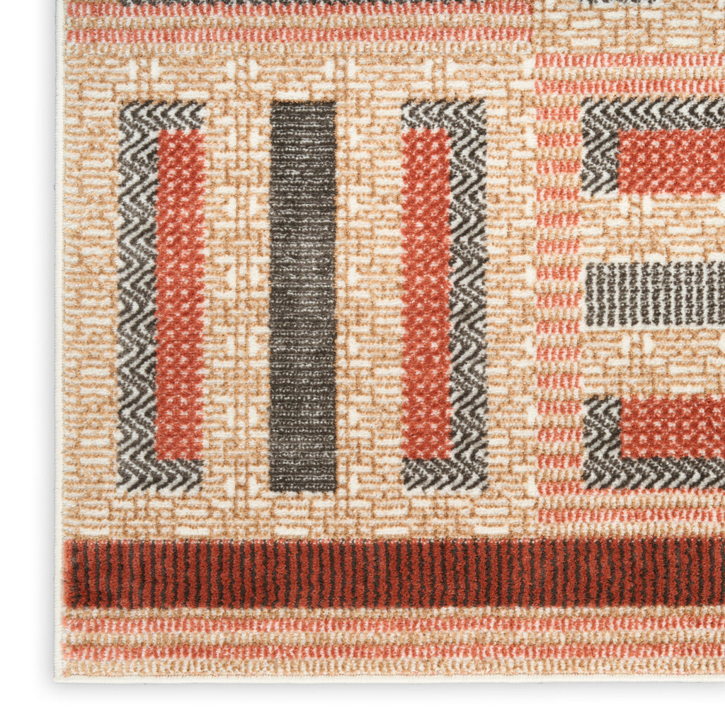 nourison nordic nrc11 multicolor rug
