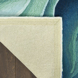 nourison prismatic prs42 silver green rug