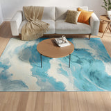 nourison color splash csp05 ivory blue rug