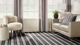 rugs done right custom carolina stripe crlst noir rug