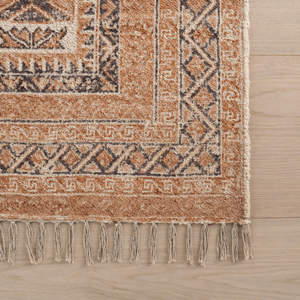 dash albert manglam arts da2380 brown woven flatwoven cotton rug