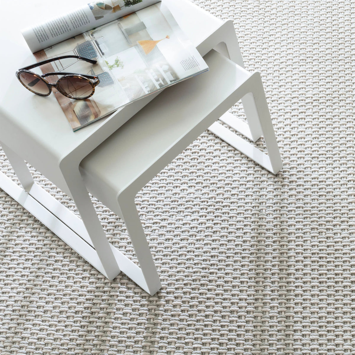dash albert two tone rope rdb224 platinum rug
