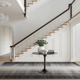 dash albert teahouse da2415 charcoal machine washable polyester rug