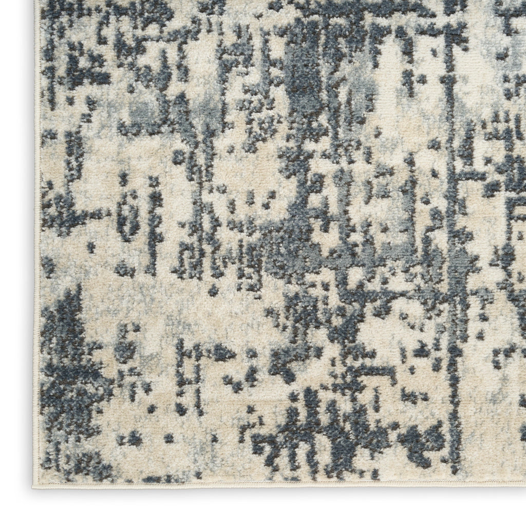 nourison quarry qua17 ivory grey rug