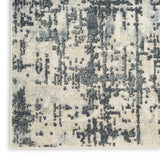 nourison quarry qua17 ivory grey rug