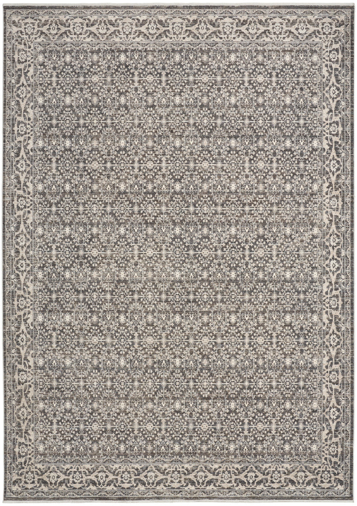 nourison shadows shw04 charcoal ivory rug