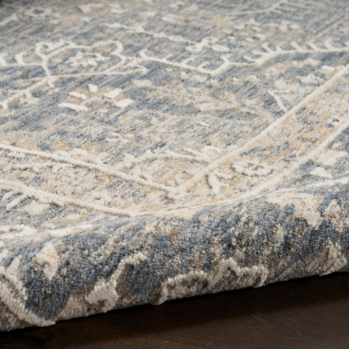 nourison retreat ret02 blue rug